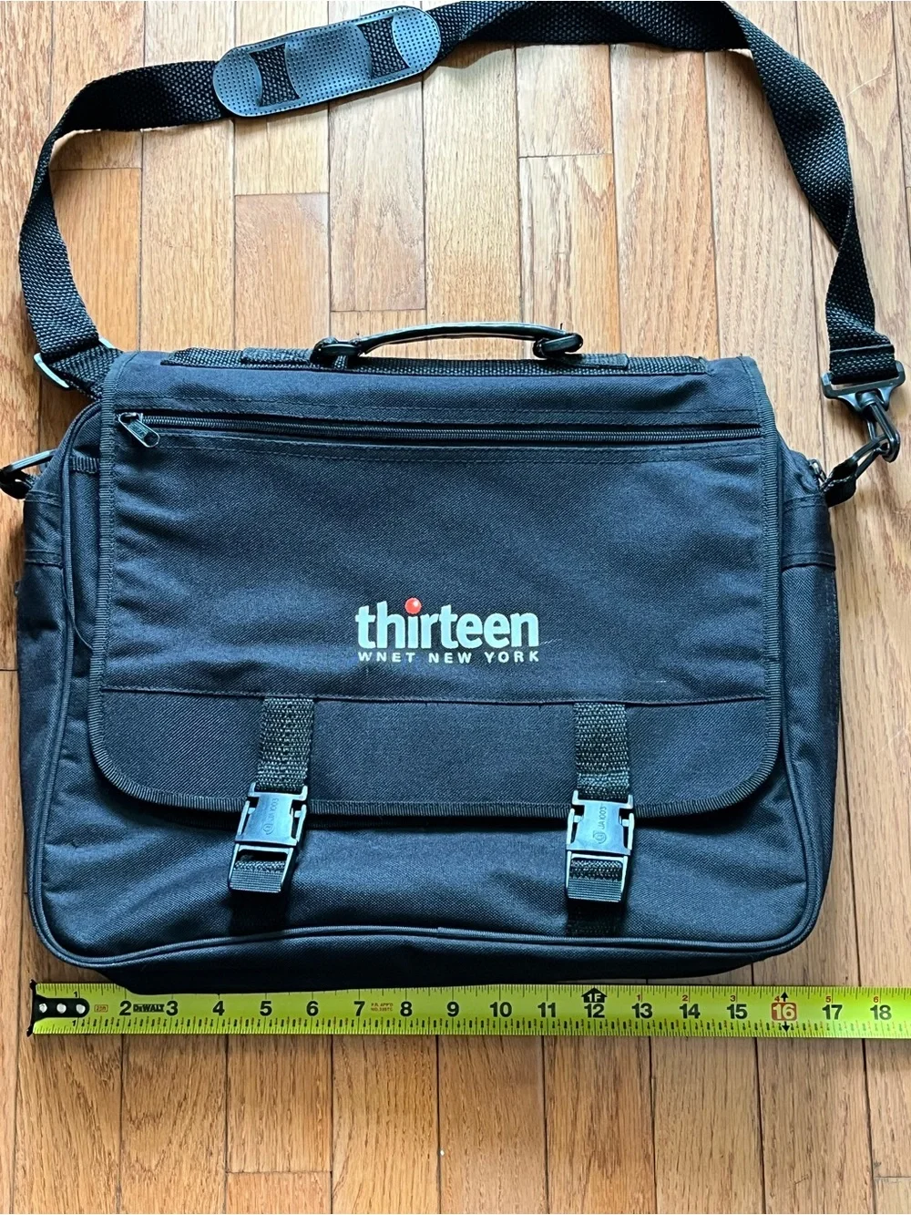 Vintage Thirteen WNET New York Messenger Bag